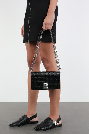Small 4G Bag in Black Leather With Chain GIVENCHY